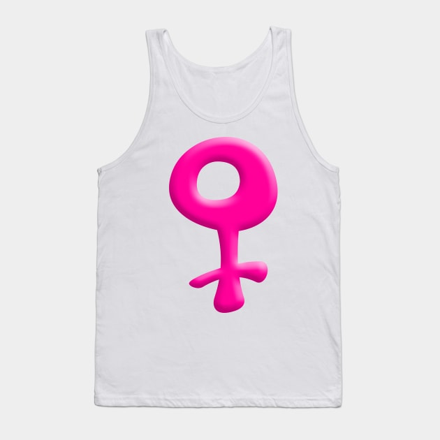 Girl Tank Top by Cardvibes